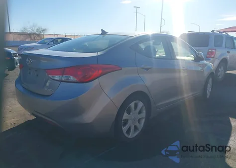 2013 Hyundai Elantra Limited from USA, damaged, VIN KMHDH4AE3DU691000